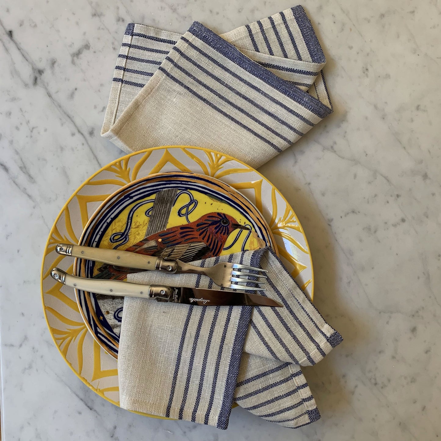 Natural Linen Table Set | Eco-Friendly Dining & Kitchen Essentials
