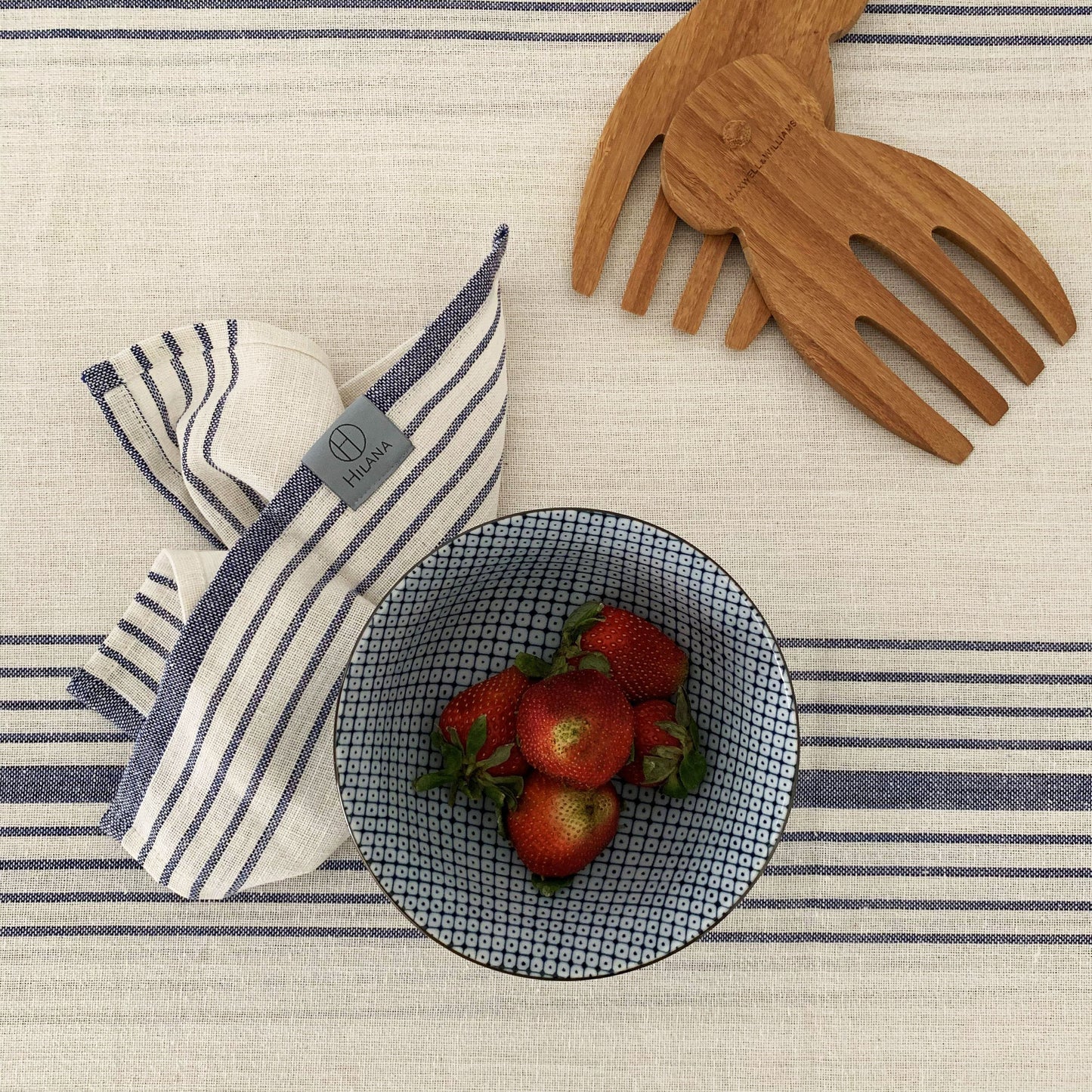 Natural Linen Table Set | Eco-Friendly Dining & Kitchen Essentials