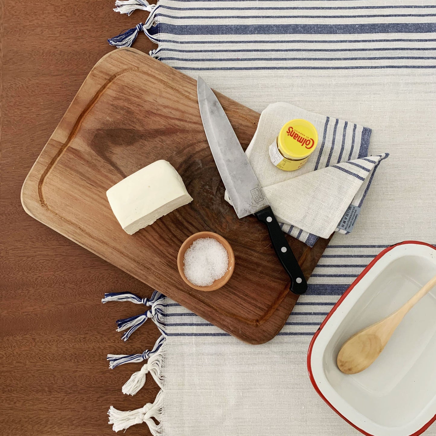 Natural Linen Table Set | Eco-Friendly Dining & Kitchen Essentials
